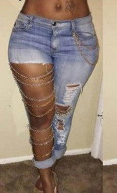 Women's Casual Ripped Jeans for Fashion Enthusiasts