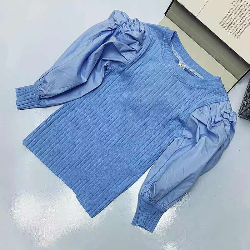 White Long Sleeve Princess Shirt for Baby Girls