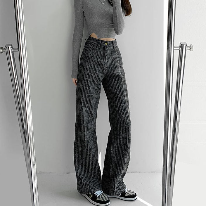 Trendy Retro Woven Jeans for Women