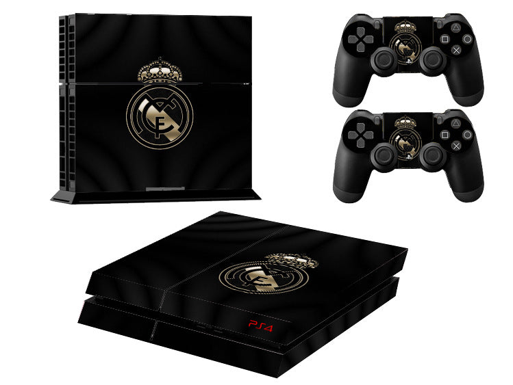 Autocolant personalizat PS4 pentru fanii fotbalului - Decor pentru consolă de gaming