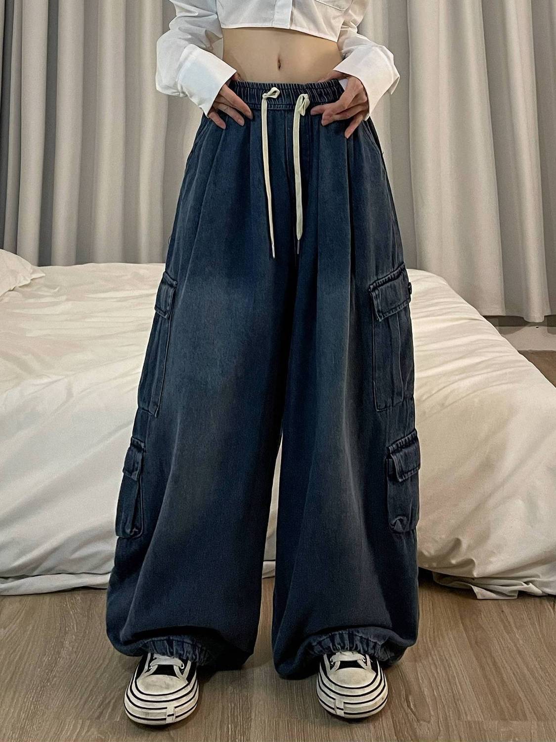 Loose Wide Leg Jeans for Women