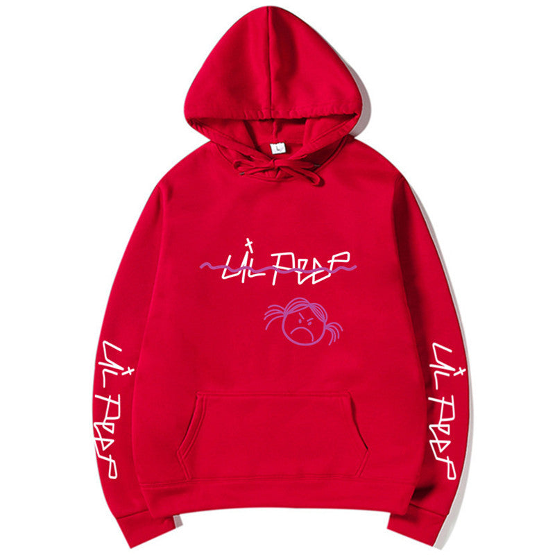 Lil Peep Streetwear Hoodie with Fleece Lining (Unisex)