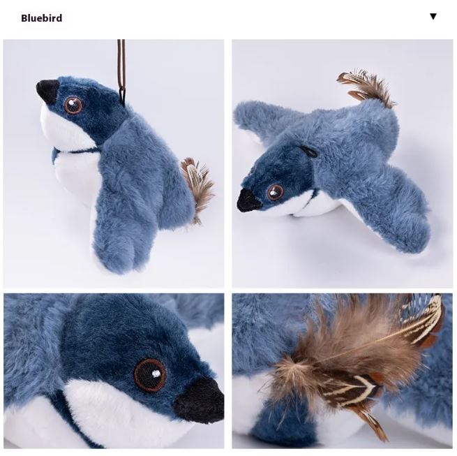Jucărie interactivă pentru pisici Flapping Bird